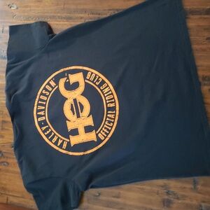 Harley Davidson HOG Official Riding Club Short Sleeve Black T-shirt Size 2XL
